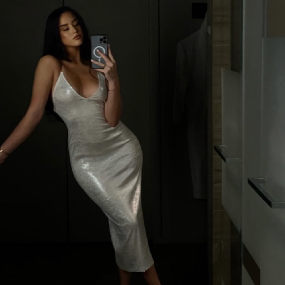 ZARA MIDI DRESS - Picture 7 of 14